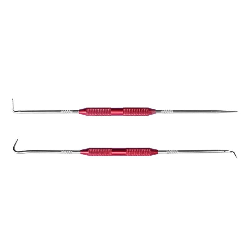 2 шт. Инструмент для снятия автомобильных сальников, Набор крючков и пик для автомобиля, Съемник уплотнительных колец и прокладок, Крючок под углом 45 градусов, Крючок под углом 90 градусов, Набор крючков и пик