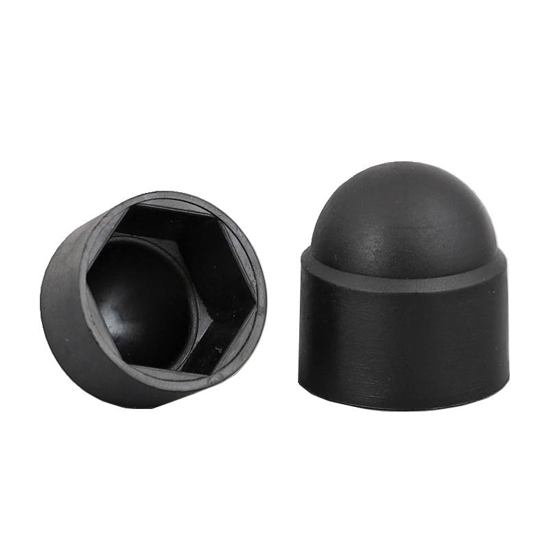 Hex Nut Caps M4 M5 M6 M8 M10 M12 M14 PE Plastic Hexagon Caps for Bolts Protect Nuts for Car Wheels Exterior Decoration