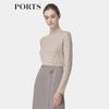 PORTS Women's Autumn/Winter Knitted High-Neck Sweater