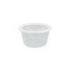 Одноразовые круглые контейнеры для еды с крышками, 450 мл (450 наборов)