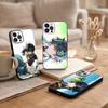 Чехол для телефона Genshin Impact Крутой Аниме Кинич Для iPhone17 16 15 14 13 12 11 Pro Max Plus, 5G Мягкий Черный Чехол