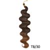 Synthetic Braiding Hair Bulk 24inch Body Wave Hair Bundles Burgundy Water Wave Crochet Braids Hair Boho Twist Braids