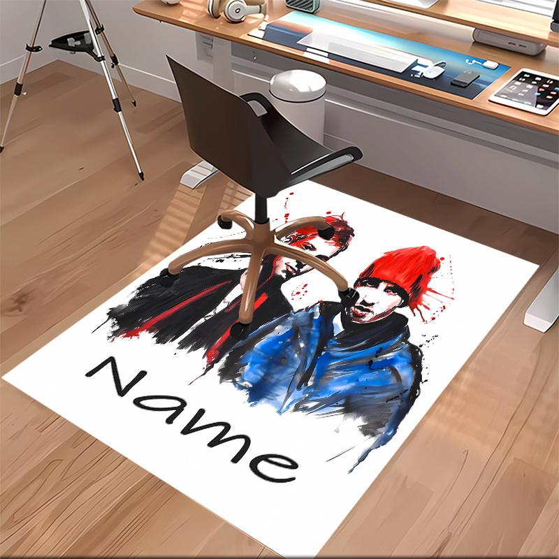 Custom personalization Twenty One Pilots Print Area Rug - Soft, Washable Non-Slip Indoor Mat,Living Room,Home&Office Decorative Rug