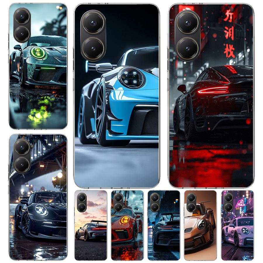 Спортивный автомобиль 911 Мягкий чехол для телефона для Xiaomi Redmi 15C 15 13C 13 Poco X5 X6 X7 F7 Ultra M7 12C 12 10 10C 9C 9A 9T 9 Fundas Poco X3
