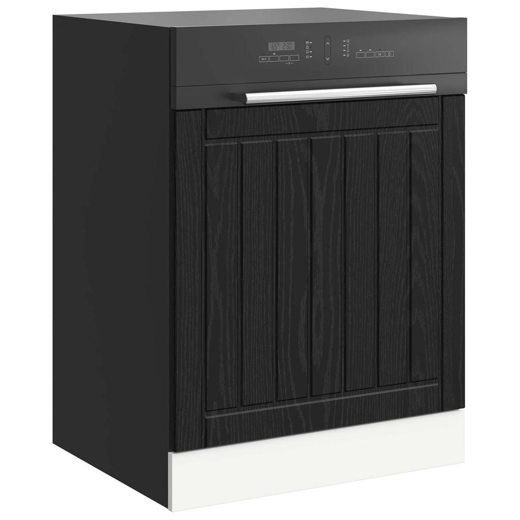 Dishwasher Front Panel LUCCA Black Oak 60 x 1.5 x 57 cm