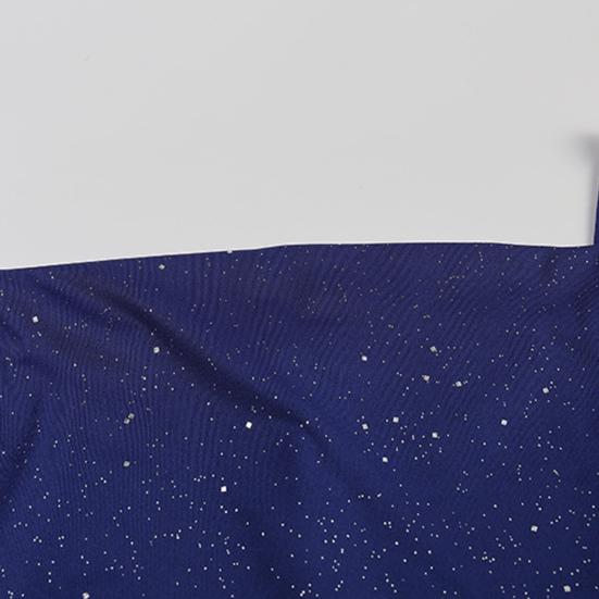 Женское летнее платье с V-образным вырезом, короткими рукавами, открытыми плечами, стразами, однотонное, мягкое, облегающее, с высокой талией, плиссированное, эластичное, для вечеринок и клуба