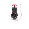 Leak-Proof RV Sewer Gate Valve Designed with Flow Control Handle and Pulltype Mechanism for Secure Drain Hose Shut Off