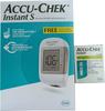 Accu-Chek Мгновенный глюкометр крови S с 10 тест-полосками бесплатно