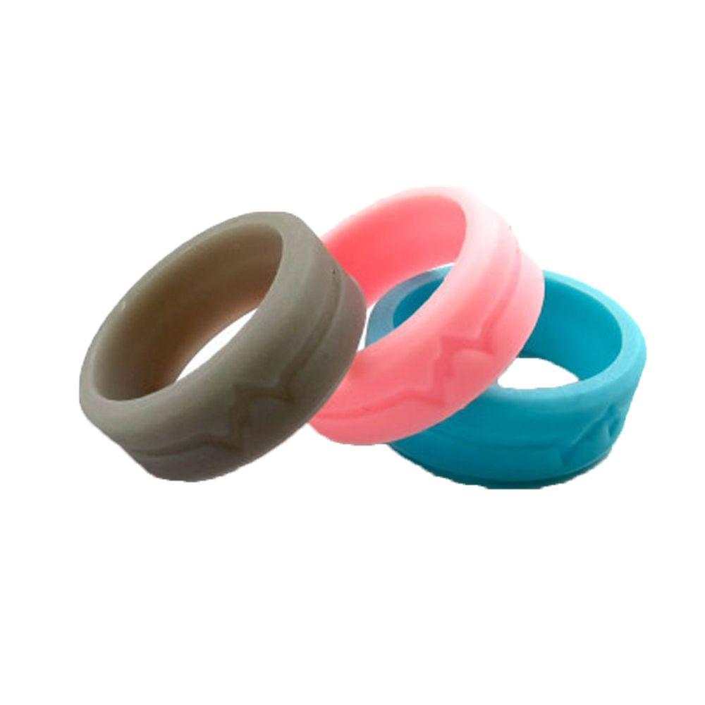 Вечеринка Кольцо на палец Бандана Флуоресцентное кольцо Светящееся в темноте Для мужчин Женщин Светящееся силиконовое кольцо