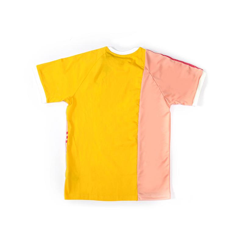 Adidas Футболка с круглым вырезом Originals Abax Color Block, повседневная, с коротким рукавом, реглан, мужская, желтая IM9392(ГРУППА383-02)