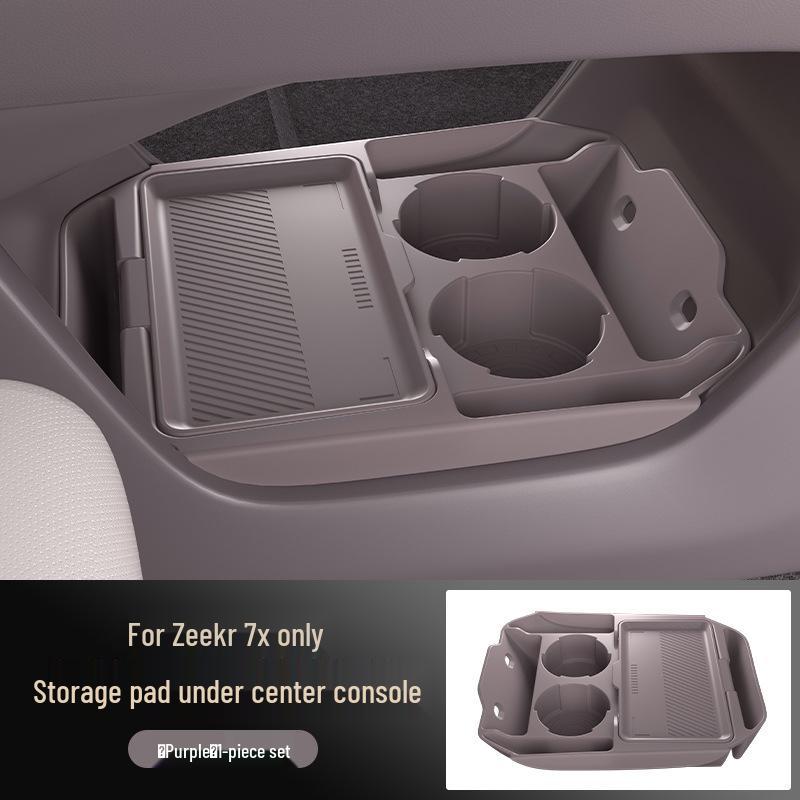 Zeekr 7X Silicone Storage Box for Center Console Glasses and Accessories