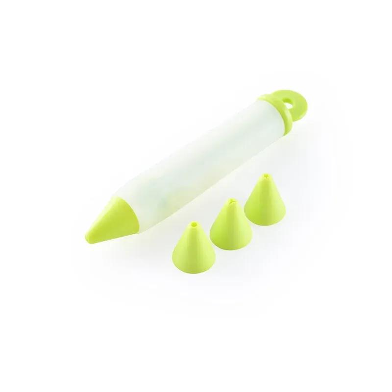 Baking Cake Decoration Tools Silicone Cake Writing Pen Piping Pastry Nozzles Chocolate Cream Squeezed Gun Dessert Piping Nozzle