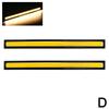 1 шт. 17 см светодиодные DRL водонепроницаемые дневные ходовые огни для вождения 12 В COB светодиодные автомобильные алюминиевые полосы света
