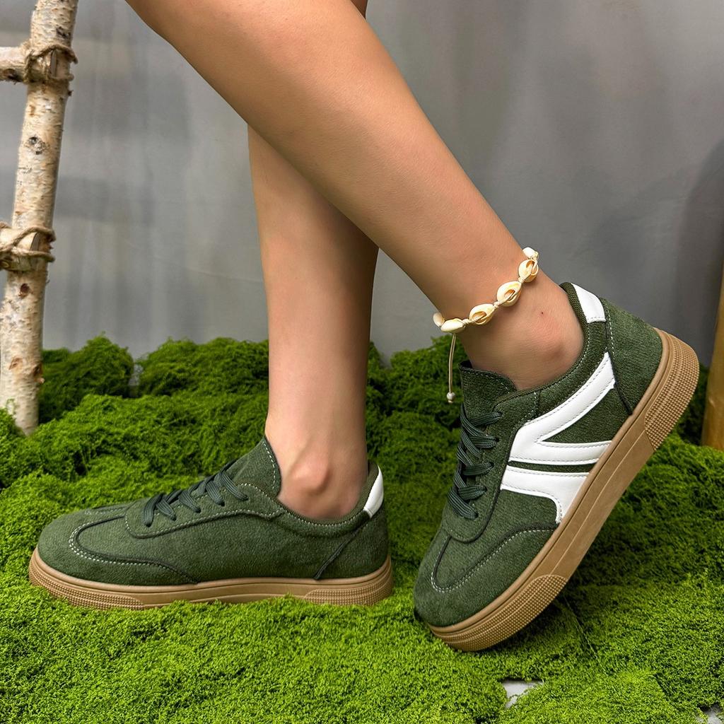 Большие размеры, модные ретро женские туфли Dexun 2024 года, весна и осень, новые легкие простые повседневные универсальные спортивные женские туфли