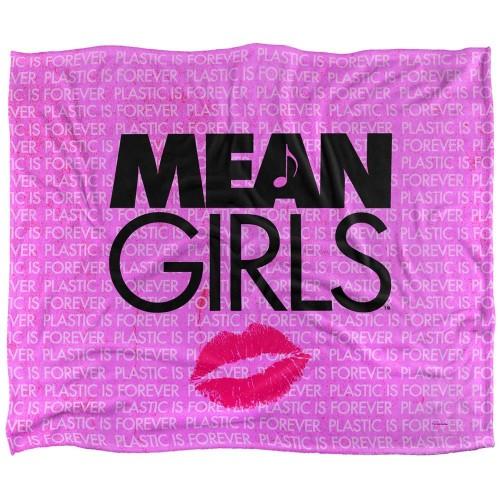 Mean Girls Plastic Forever Silky Logo Supersoft Blanket