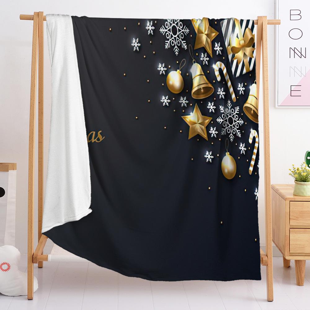 Фланелевое одеяло Одеяло для спальни Европейское и американское одеяло Одеяло на рождественскую тематику Универсальное для всех сезонов