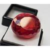 Cambodia Zircon Red 95+ Ct Oval Cut Certified Stunning Loose Gemstone