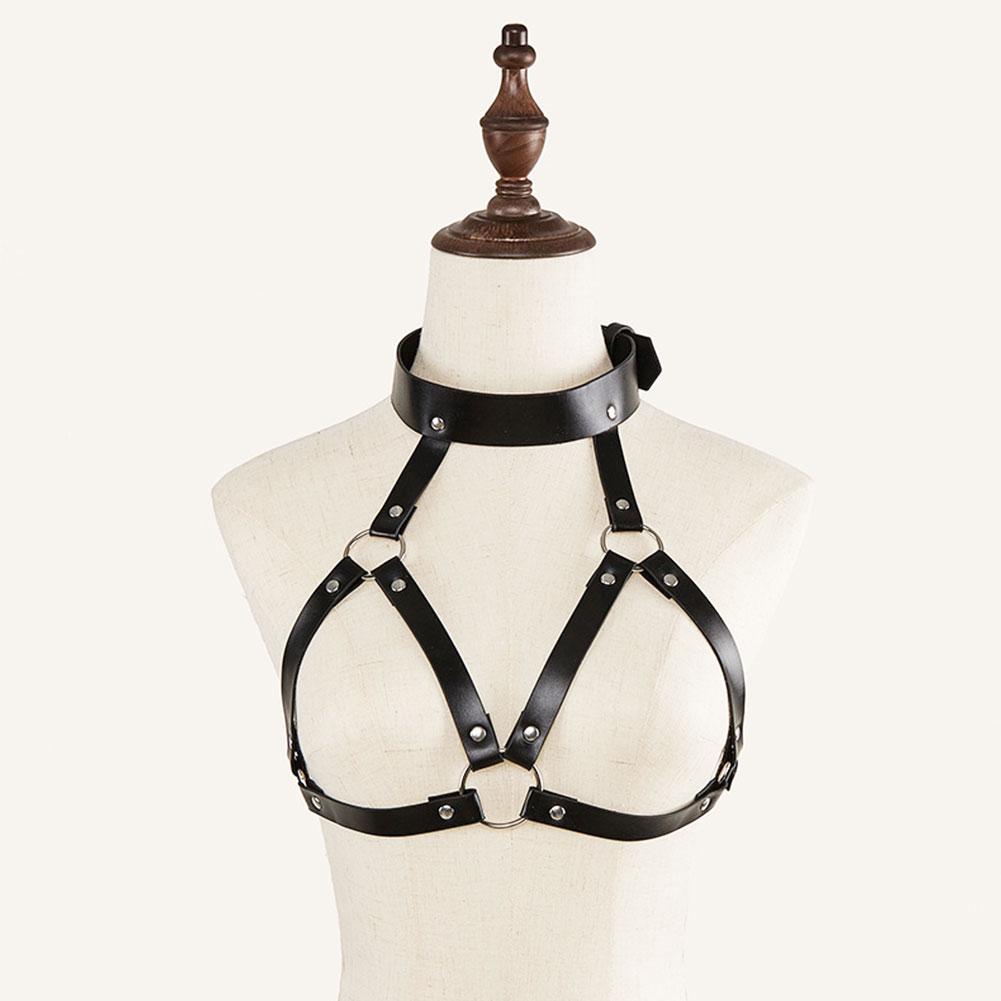 Кожаная БДСМ одежда с нарукавниками, полый бюстгальтер, женское сексуальное белье, экзотические удобные взрослые костюмы для интимных игр