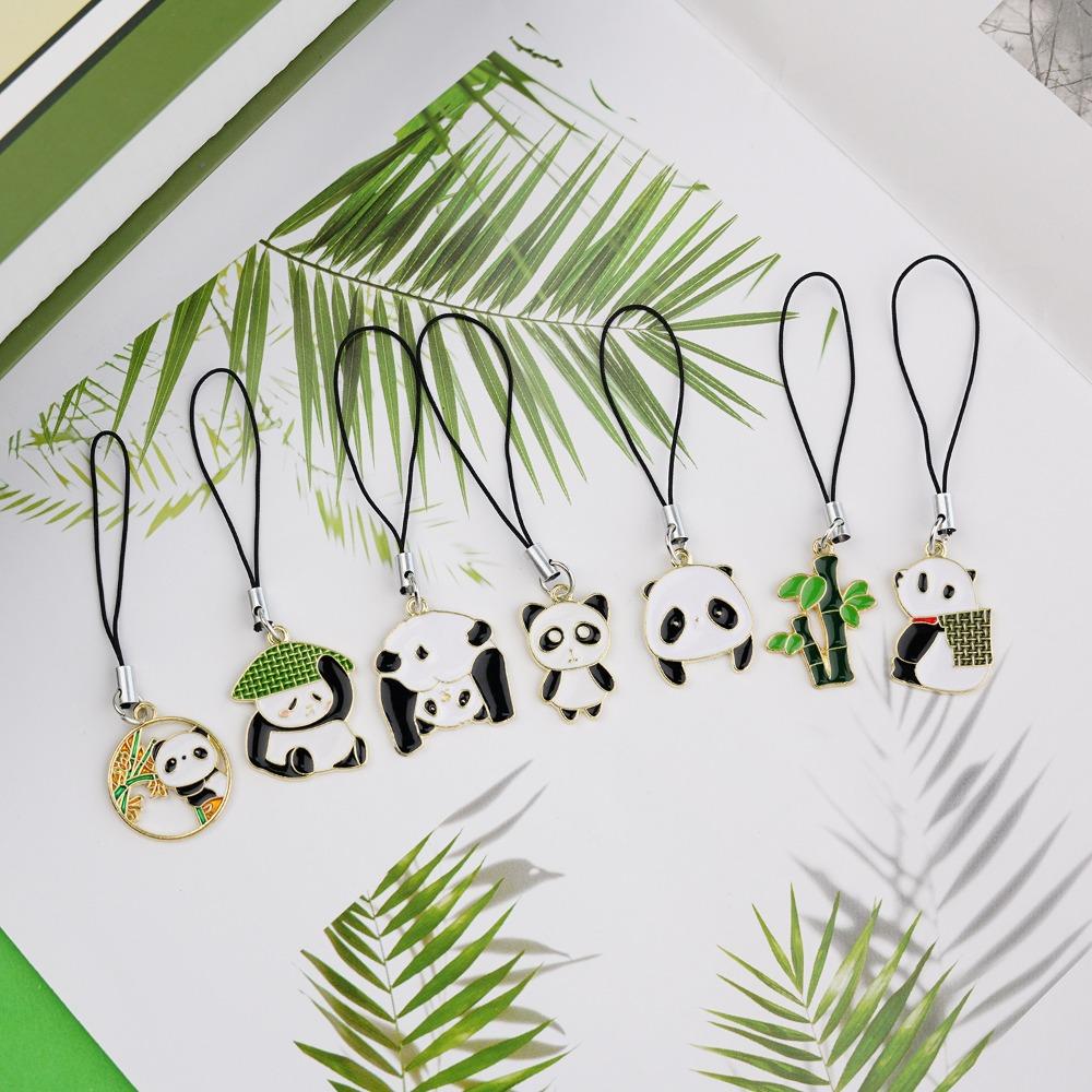 Animal Phone Charm Lanyard Panda Mobile Phone Pendant Cellphone Rope Cute Phone Strap  Bag Pendant