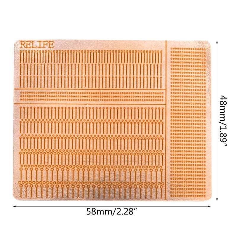 2.28x1.89 дюйма Профессиональная Высококачественная Паяльная площадка для точечной пайки и восстановления дорожек для пайки / сварки / пайки твердым припоем