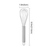 6/8/10 дюймов Нержавеющая сталь Венчик для яиц Ручной взбиватель для яиц Миксер для кухни Выпечка Сливки Масло Вспениватель Инструмент