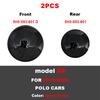 rsq1 VW Car Styling Front Logo Grille Badge Trunk Badge Car Replacement Accessories For Volkswagen Polo 2019 2020 2021 2022 2023 2024