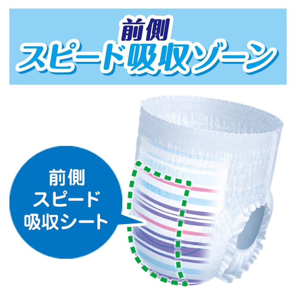 Большие детские подгузники Goon Night, примерная высота 132 шт., 6 шт., унисекс, ночной подгузник для сна [размер штанов] (Рост 90~120см) (22 упаковки)