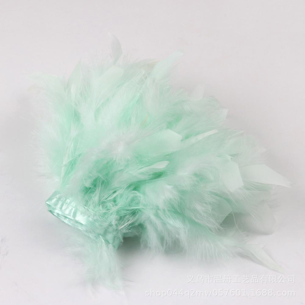 Feather Turkey Feather Lace Car Doll Decorative Fire Piece Cloth Edge Feather Handmade Dress Skirt Material