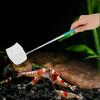 Fish Tanks Retractable Aquarium Catch Net Stainless Steel Portable Shrimp Fishing Netgreen Square