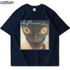 Футболка Deftones Вокруг Меха, женская футболка унисекс, уличный хип-хоп, Harajuku, модная черная хлопковая футболка большого размера с короткими рукавами