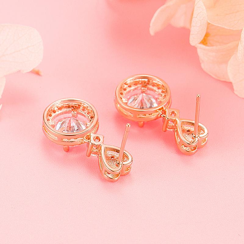 Sace Gems Classic Copper Alloy Zircon Earrings for Women Wedding Party Gifts