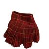 Woolen High-Waist A-Line Pleated Skirt for Women - Autumn/Winter College Style, Anti-Exposure, Short Length