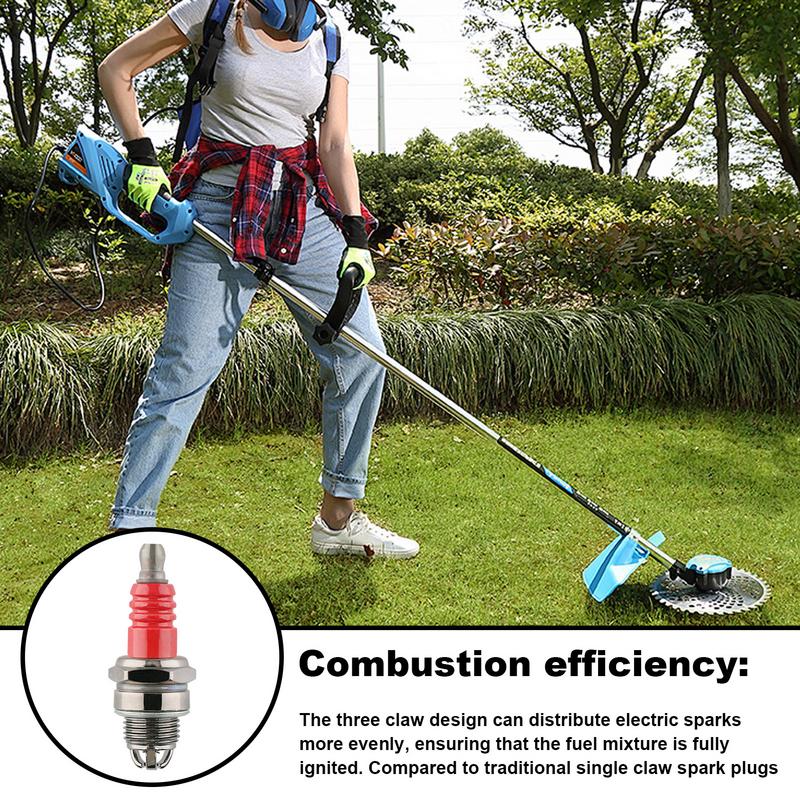L7T свеча зажигания Высокопроизводительная свеча зажигания для бензопилы Аксессуары для садовой техники Замена свечи зажигания для воздуходувки Триммера Триммера