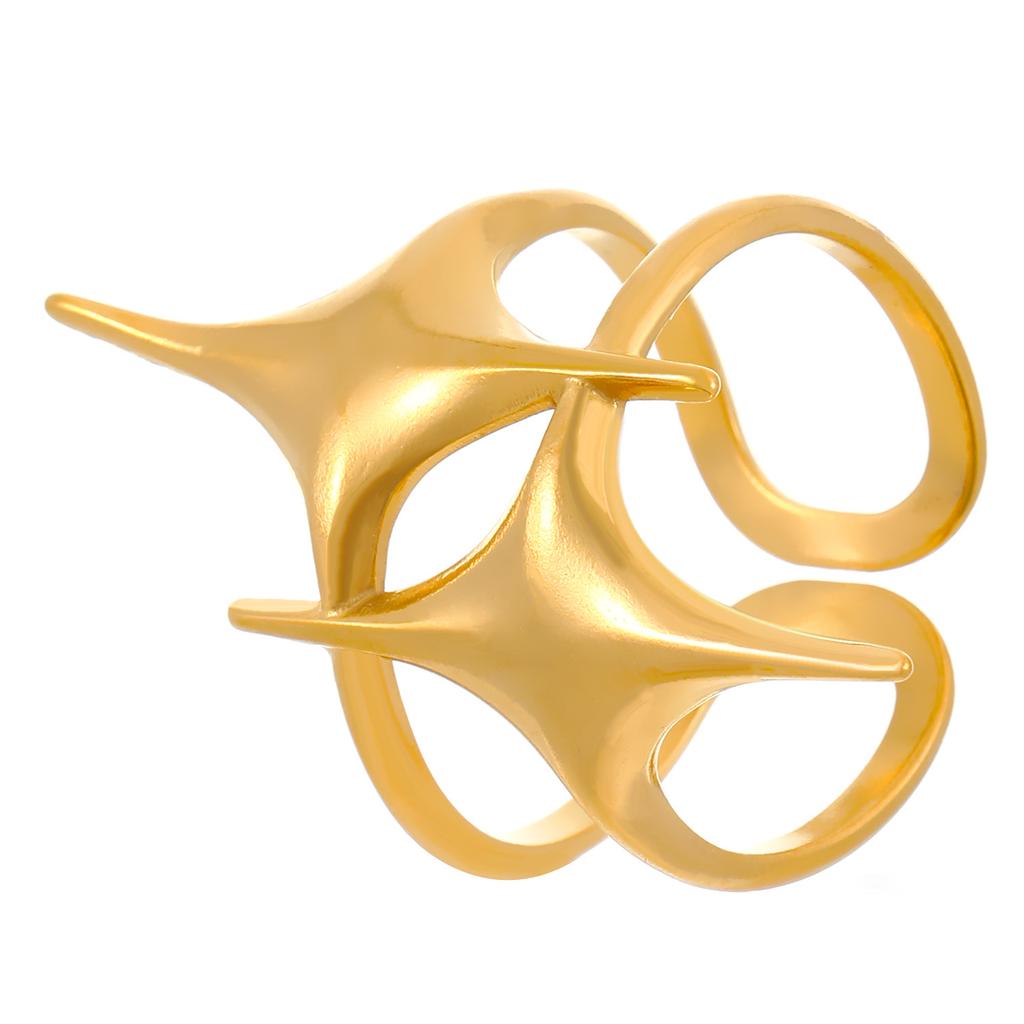 Нишевый дизайн, чувство стиля, кольцо на указательный палец, широкое, для женщин, модный тренд, личность, не выцветает, аксессуары из титановой стали, оптом