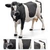 Animal Model Solid Meticulous Workmanship Plastic Simmental Cow Animal Model for Desktop Decoration