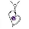 925 Sterling Silver Pendant Necklace For Women Heart Necklace Silver 925 Jewelry Women Necklace 925