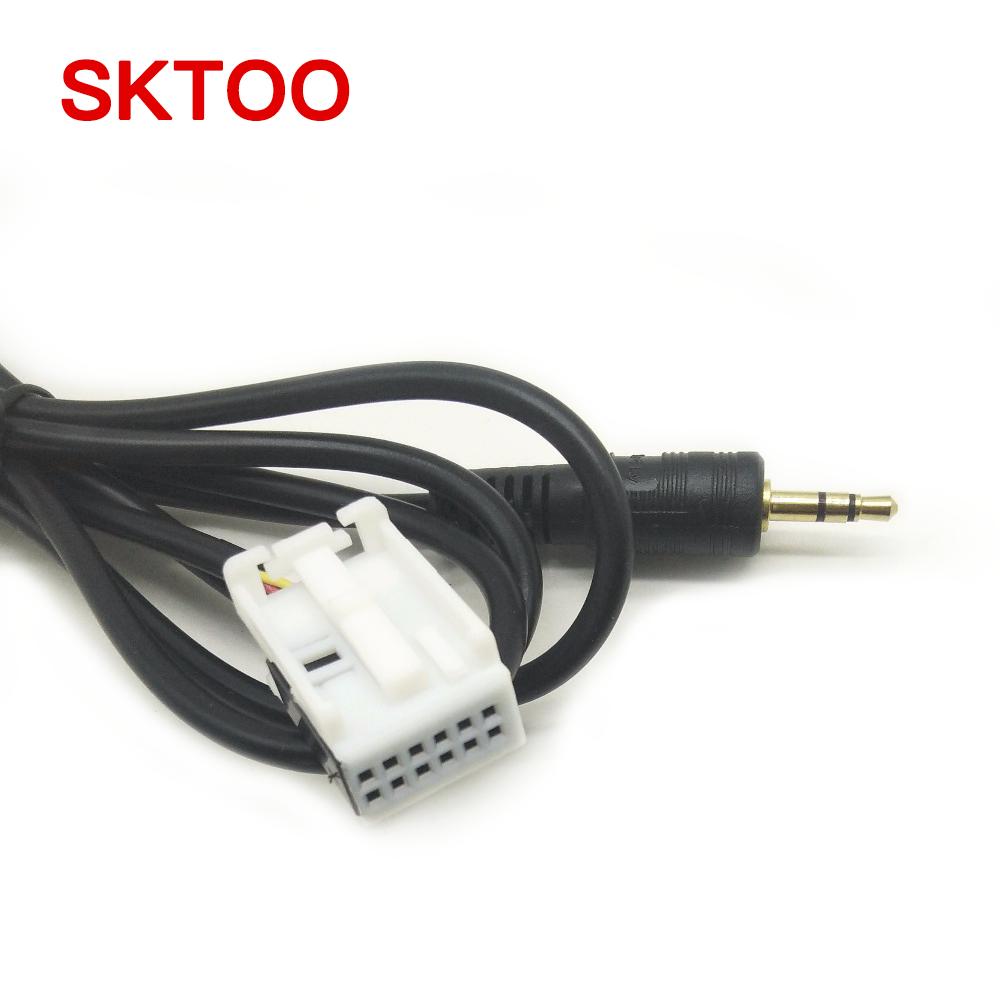 3.5mm Macho To Audio Cable Adapter for Peugeot 307 308 407 408 507 for Citroen C2 C5 Sega TRIUMPH with VDO RD4 CD