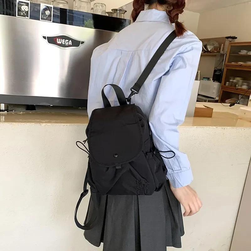 Fashion Large Capacity Compartment Interior Softback High-quality Bags for Women Interior Zipper Pocket Backpacks
