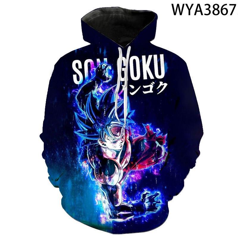 New Men Women Children DBZ Cartoon Anime Dragon 3D Print Hoodies Pullover Streetwear Boy Girl Kids Sweatshirts Cool Tops