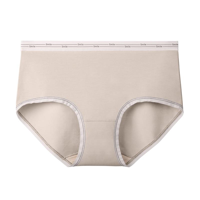 Ladies Spring and Autumn Pure Cotton Breathable Antibacterial Waist Triangle Briefs
