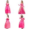Magical Polyester Sleeping Beauty Princess Dress With Headwear For Special Events