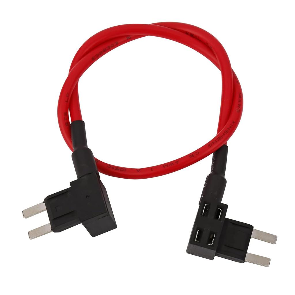 Fuse Adapter Fuse Holder TIPM Bypass Cable(14awg Wire/20 Amp), Repair Fuel Pump Relay Bypass Cable.Fit for 2007-2016 Chrysler Dodge Jeep VW.