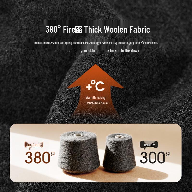 Shangdubila Women's Winter High-Waist Pleated A-Line Skirt