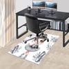 1PC Ballerina Flowers Anti-slip carpet, suitable for Office, bedroomand playrooms. It can also be used as a sofa footrest cover-W94