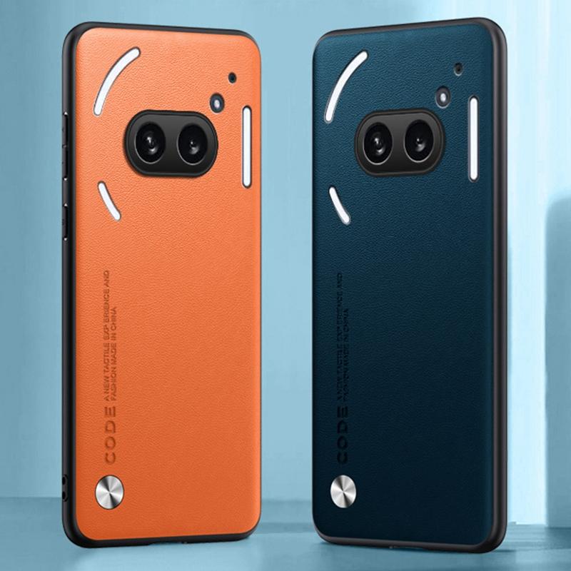 Роскошный чехол из искусственной ПУ кожи для Nothing Phone 2A Plus, задняя крышка, матовый силиконовый чехол для полной защиты телефона для Nothing Phone 2A 5G