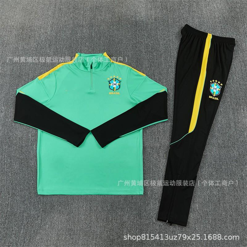 Argentina National Team Training Top Half-Zip Long Sleeve Soccer Jersey Fall Winter
