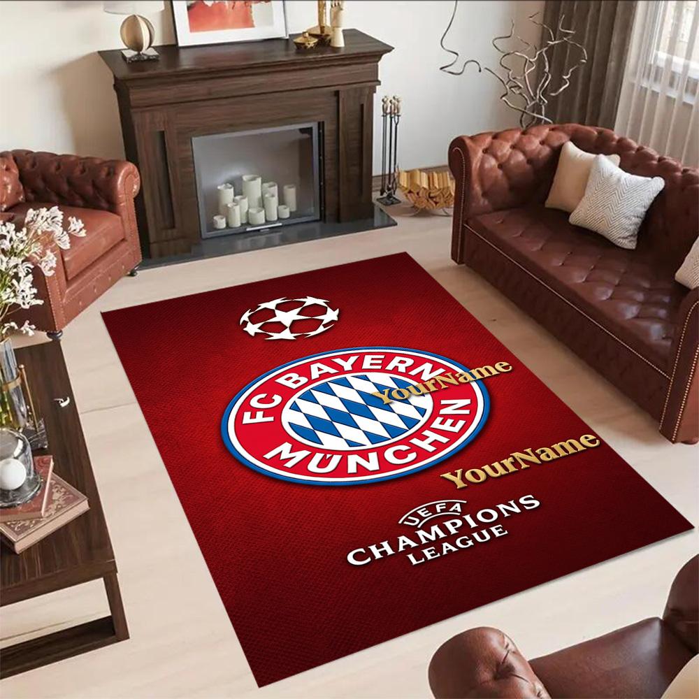 Fc Bayern München 41 Customizable Name Area Rug Suitable for Kitchen Outdoor Hallway Foyer Anti-slip Rug Decorate Offices