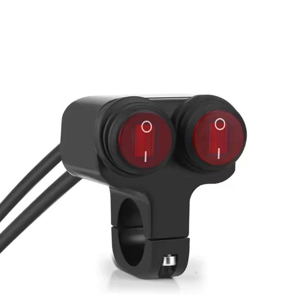 DC12V Кнопка переключателя на руле Водонепроницаемый переключатель включения/выключения фары Противотуманная фара