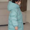 Зимняя новая детская куртка-пуховик из белого утиного пуха, выше колена, толстая хлопковая куртка для мальчиков и девочек с капюшоном