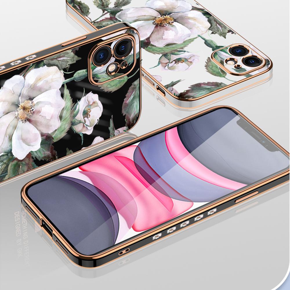 Чехол с цветочным покрытием пиона для Realme 10 C11 8 9 HUAWEI P40 Pro P30 Mate 40 Nova Honor 8i 50 Lite VIVO V23E V25 Y21 Y21S Y02 OPPO A31 A15, чехол